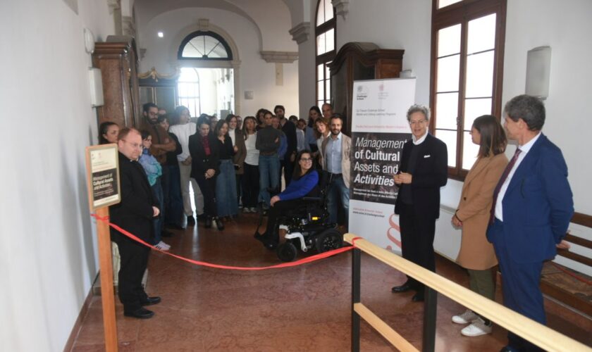 inaugurata-la-nuova-rampa-d’accesso-all’auditorium-del-seminario-patriarcale