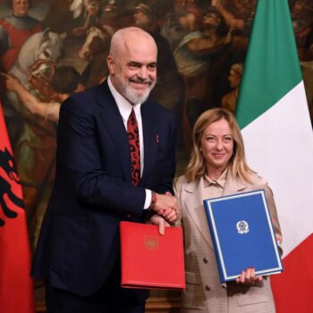 meloni-incontra-rama,-accordo-su-due-centri-per-migranti-in-albania