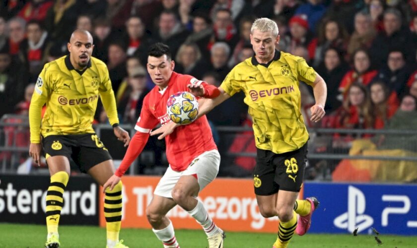 de-jong-risponde-a-malen,-psv-borussia-dortmund-1-1