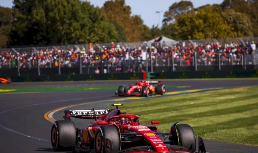 doppietta-ferrari-in-australia,-vince-sainz-davanti-a-leclerc