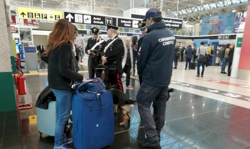 controlli-all’aeroporto-di-fiumicino,-denunciati-7-viaggiatori